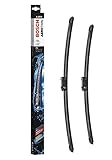 Lieferumfang: 1 Set für Frontscheibe, Fahrerseite (Länge: 600mm) und Beifahrerseite (Länge: 530mm)