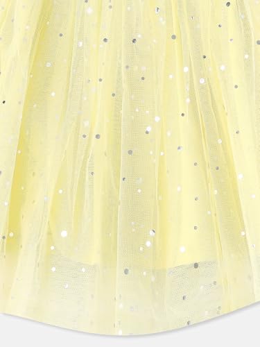 Image of Nautinati Baby Girls Flared Frock with Flutter Sleeves | Age 0-3 Years