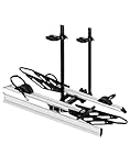 Young Electric Hitch Mount Bike Rack with Ramp, 200 lbs. Capacity for 2 E-Bikes, fits Cars, SUVs, RVs, Trailers with 2 Inch Receiver