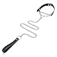 YJZQ Leder Halsband BDSM Halsfessel Fetisch Fesseln mit O-Ringen Einstellbar Erotik Halsbänder Mann Frauen Sexy Choker Halsketten Sex Spielzeug Cosplay Zubehör für Paare, Verliebte