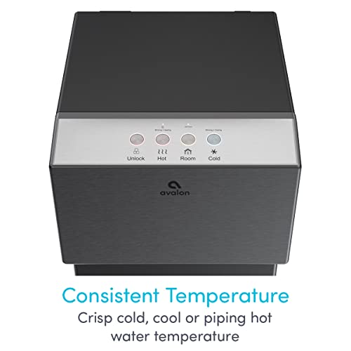 Avalon Electronic Bottom Loading Water Cooler Water Dispenser - 3 Temperatures, Hot, Cold & Room Water, Durable Stainless Steel Cabinet, Self Cleaning #TOP4
