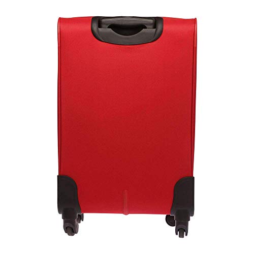 Image of Safari Swift Polyester 55 4W Softsided Blue Trolley Suitcase