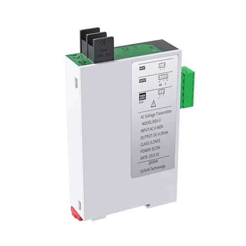 Sensor de tensión CA 0-380V que transforma lecturas en salida DC 0-10V estable 2