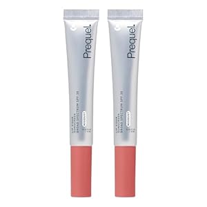 Prequel Skin Lip Visor, Tinted Lip Balm with SPF 30 PA+++. Rosedust, Mint Flavor, Rosy Nude Shade with Non-Sticky Finish – Moisturizing Semi Gloss Balm Sunscreen for Daily Use – 2 Pack