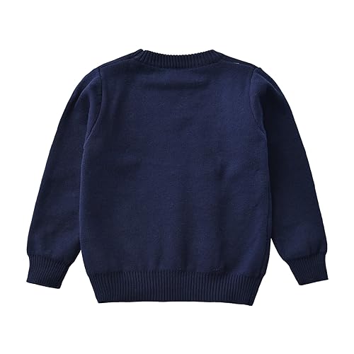 Infant Boy Girl Christmas Cartoon Sweater Fall/Winter Sweater Cute Cartoon Print Long Sleeve Tops Baby Girl Clothes3