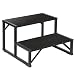 Talustool Hot Tub Step 500LBS Capacity Spa Side Step 2-Step Stairs Edge Spa Step 24” Outdoor RV Step Ladder Support Step Stool Pool Ladder Heavy Duty Steel Pedal