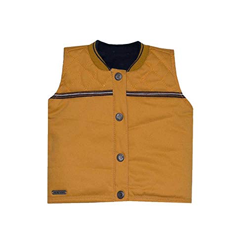 colete infantil menino mostarda sonho mágico tamanho 02