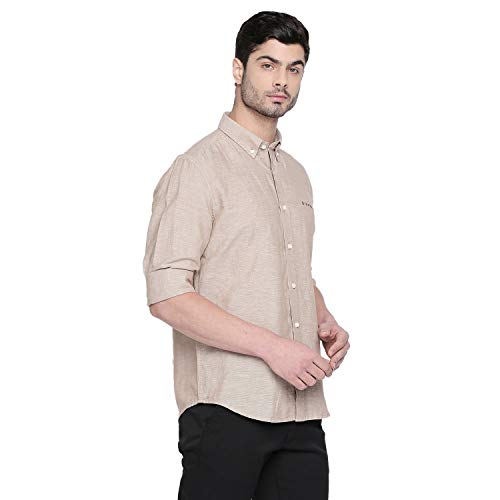 Image of Giordano Men's Solid Regular fit Casual Shirt