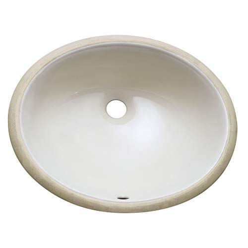 Avanity CUM18LN Undermount 18 Inch Oval Vitreous China Ceramic Sink In Linen thumb #1