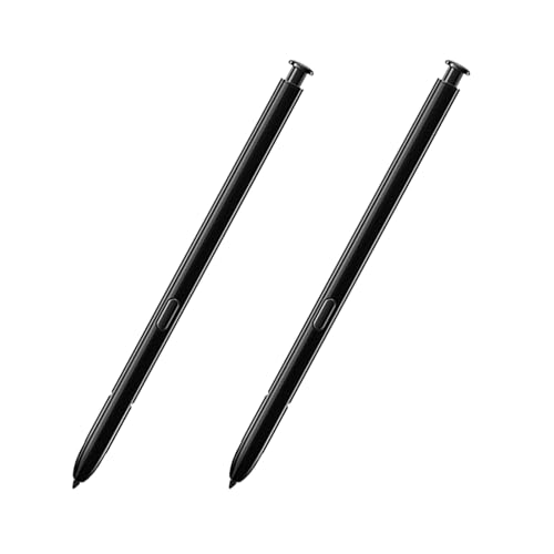 Paquete de 2 lápices capacitivos de Repuesto para Samsung Galaxy Note 20/Note 20 Ultra S Pen sinBluetooth (Negro)