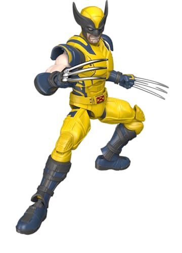 Image of BLOKEES - Marvel Studio's Deadpool & Wolverine - Champion Class - CC05 - Wolverine Model Kit - Assembly Required - No Tools - No Cutting - No Glue - No Paint - Age 14+