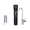 Waterdrop 15UB-UF 0.01 ?m Ultra Filtration Under Sink Water Filter System and LED Filter for Kitchen, Mercury-Free, FCC Certified, Stainless Steel, 50 Years Life Time
