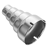 MAGICLULU Hot Air Nozzle Accessory for Soldering Repair Precision Machined Stainless Steel Blowing Nozzle Compatible Various Hot Air Devices for Domestic Industrial Use