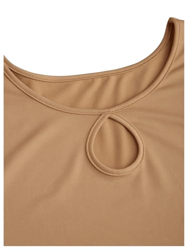 Chic Plus Size Two-Piece Office Set in Mocha - Image 3