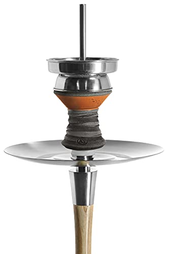 KAYA Kaminkopf Set mit KS Appo Black Edition Mehrlochkopf, Kaminaufsatz aus Edelstahl und Einlegesieb (Orange) – Bild 7