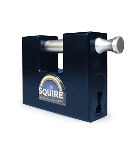 Henry Squire WS75S Stronghold 6 Pin S Cylinder Container Block Lock, 80 mm (Length)