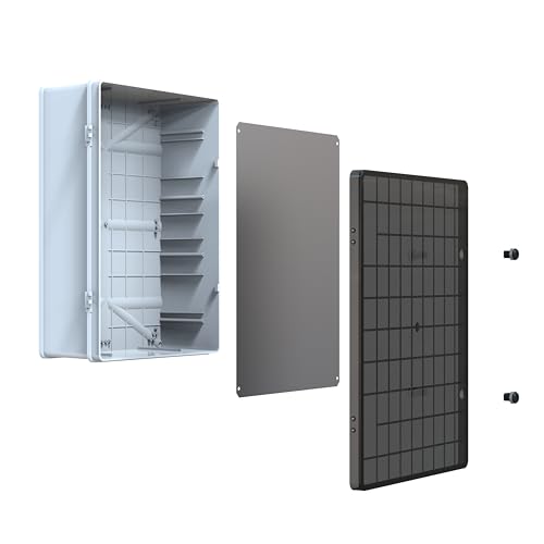 YAVUZ Abs Pano 50 x 70 x 22.5 cm Taban Saclı IP65 Plastik Pano Montaj Plakalı Elektrik Kutusu Pano D