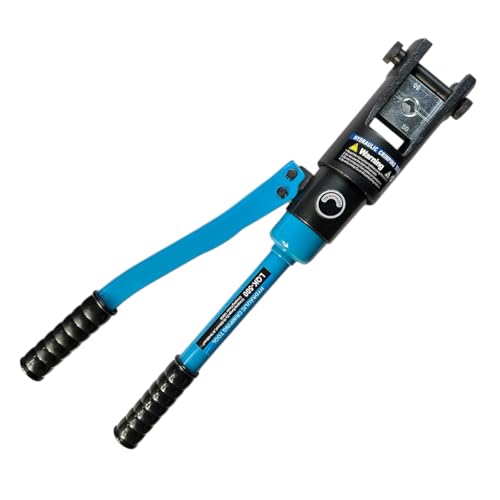 Image of LEYDEN LQK-500 16-500mm Hydraulic Crimping Tool, 130KN Crimping Pressure Crimper for Copper and Aluminium Lugs Terminal Manual Hydraulic Crimper