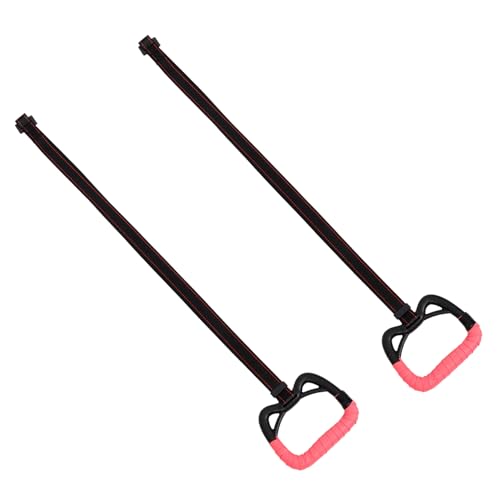 Yardwe Professional Boys and Girls Gym Rings 1 Set Gym Pull-up Rings Adjustable Straps for Upper Body Strength Training