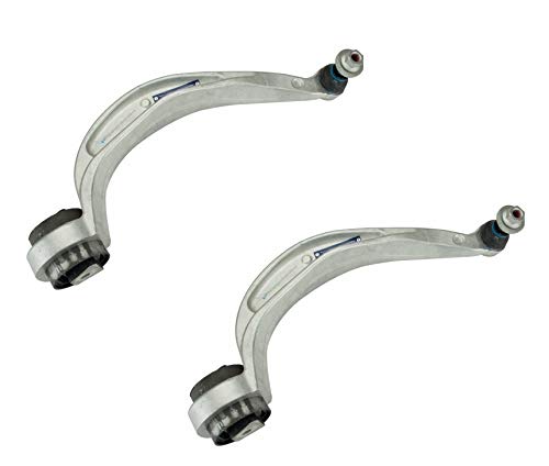 Pair Set 2 Front Curved Lower Control Arms MeyleHD For Audi A5 Thru 06/20/2011
