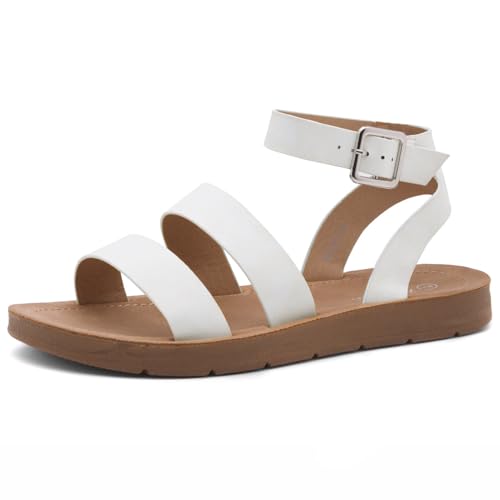 Sandales habillées noires et marron clair Herstyle pour l'été