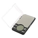 La escala del bolsillo de la joyería está diseñado con una pantalla LCD con luz de fondo verde, fácil y conveniente para leer