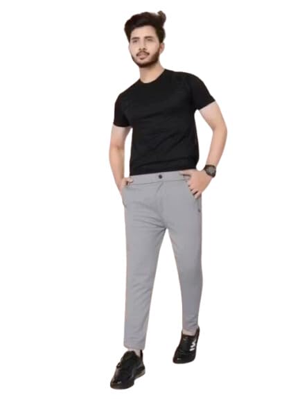 Shree Shyam Traders Men and Boys Casual Solid Cargo Pant with Stretch Comfort Fit-image-16