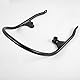 Motorrad Hinteren Passagier Hand Griff Bar für Z650RS Z 650 RS 2021 2022 2023 2024 Hecksitz Armlehne Lenker Schutz Rückenlehne Kit (schwarz)