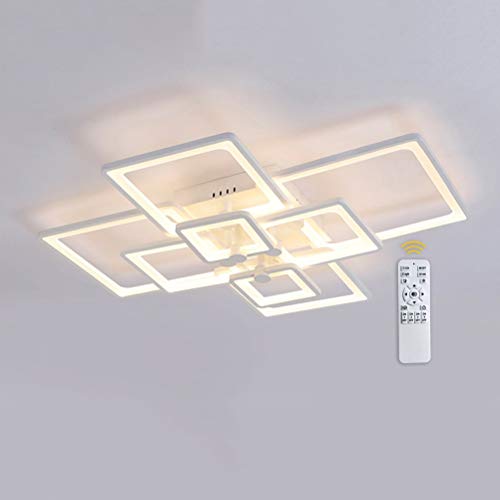 Plafonnier LED dimmable élégant de style contemporain et géométrique
