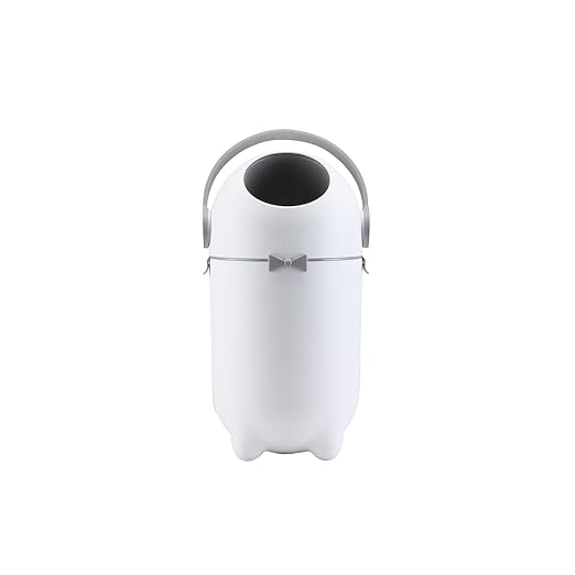 Maxi Baby Lixeira Antiodor Descarte de Fraldas Lixo Mágico, Branco