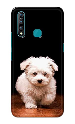 Image of PRINTFIDAA� Printed Hard Back Cover Case for Vivo Z1 Pro | Z1Pro Back Cover (Puppy Dog) -2808