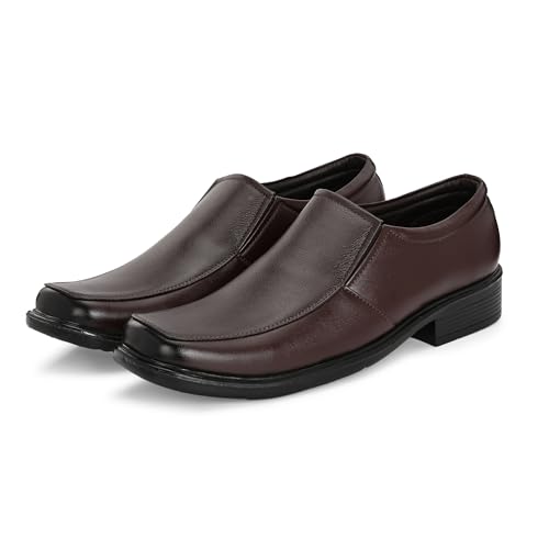 Image of Centrino Slip-On Men's Formal Shoe | Stylish with Soft Cushioned Insole | Trendy Slip-On Design | Durable with Anti-Skid Sole | Perfect for Formal Wear (9272)
