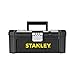 Price comparison product image Stanley STST1-75515 Low Essential Tool Box, Black/Yellow, 12.5-Inch