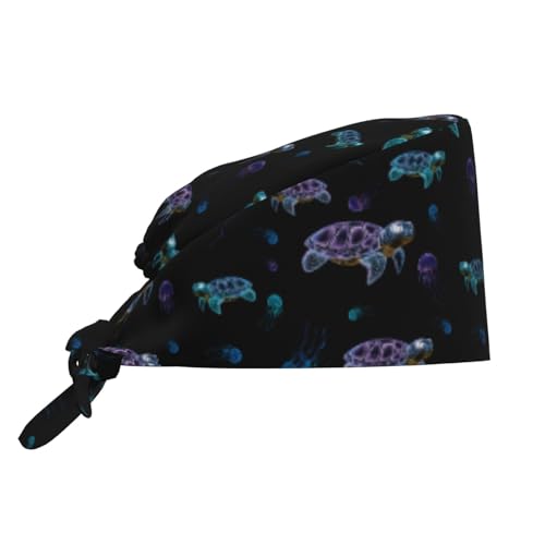 Image of Surgical Caps Men Women, Scrub Cap with Sweatband Adjustable
