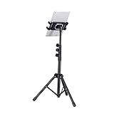 Lightweight and Foldable Design - Made of strong lightweight metal, ABS and silicone materials with foldable design, the tripod is compact and easy to carry to where you want.
