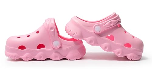 Image of INMINPIN Kids Cute Clogs Cartoon Garden Shoes Boys Girls Slides Slippers Indoor Outdoor Children Water Shower Beach Pool Sandals
