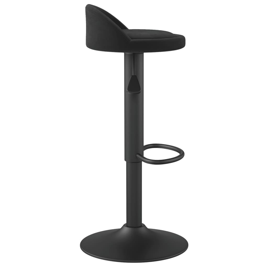 vidaXL Sgabelli da Bar 2 pz in Velluto Nero