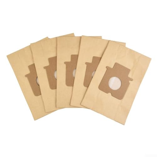 BAG261 - Bolsas de polvo para aspiradora (5 unidades, compatibles con Panasonic C-20E C20E MC-E, alta capacidad, 1,5 L, papel compuesto, desechables, con doble capa de filtro, para modelos Panasonic
