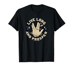 Officially Licensed Star Trek Apparel 188TKO00029A-001 Leggera, taglio classico, maniche con doppia cucitura e orlo inferiore