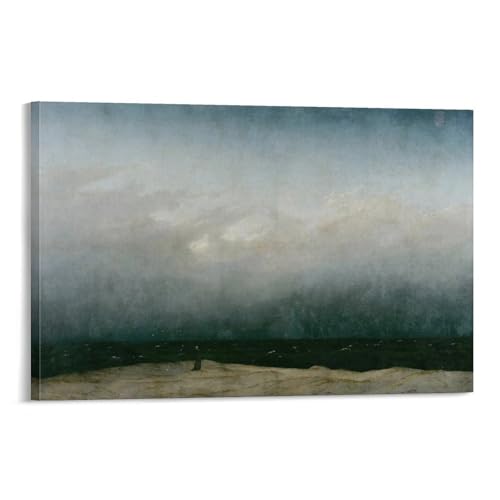 Toile Monk by the Sea Friedrich 40x60cm pour briser la monotonie