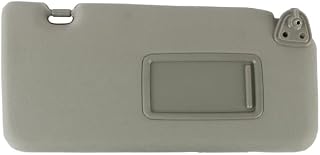 Premium OEM-Style Sun Visor for Nissan Versa 2007-2012 | UV Protection & Integrated Makeup Mirror | Direct Replacement for OE #96401-EL31A Gray (Versa 07-12 Right)