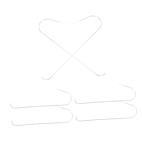 LALAFINA Convenient Beading Needles 6pcs Big Eye for Jewelry Making Metal Bead Threader Curved Tips for DIY Beading Embroidery Crafts