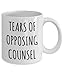Funny Lawyer Mug – Tears of Opposing Counsel 11oz White Ceramic Coffee Cup – Gift for Attorneys, Law Students, Legal Professionals