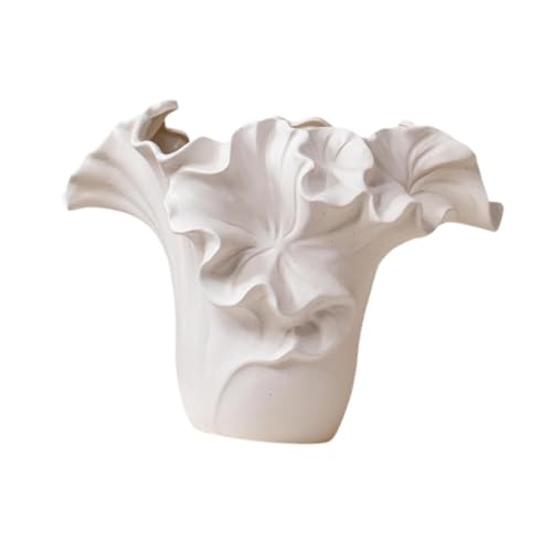 Vase en céramique simple pour composition florale de maison et décoration de table perfk - 2