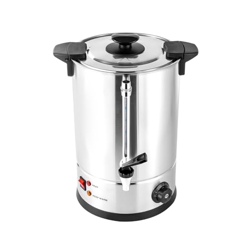 XIANXUS Commercial Grade Stainless Steel Percolate Coffee Maker 8L/12L/15L Coffee Urn Coffee Maker Hot Water Urn for Home, Party, Office, Wedding (12L/3.17Gallon)