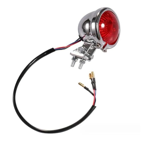 Feu arriere de moto robuste avec feu stop integre pour customisation de Bobber et Chopper