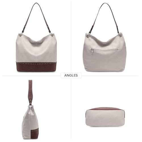 Bolso Hobo para Mujer de Cuero Suave y Estilo Retro miniatura 6