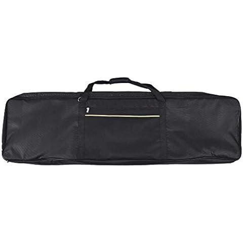 88-key Keyboard Electric Piano Bag Keyboard Carry Bag Electronic 88-key Piano Case Carry Bag Waterproof Universal Keyboard Thick Bag Black Cover