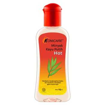 Minyak Kayu Putih Cajuput Oil Hot, 125 ml Pack of 1