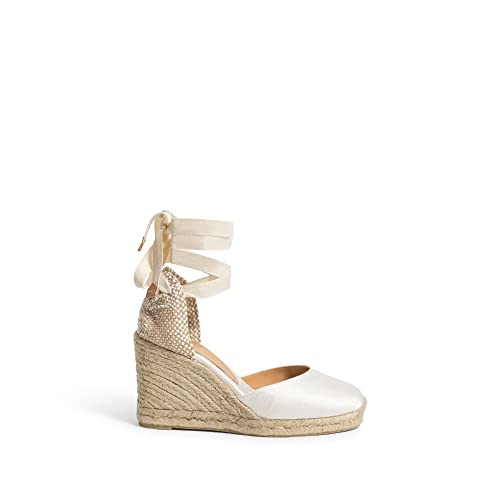 CASTANER Carina 80 Wedge Espadrille Crudo EU 35 (US Women's 5) M